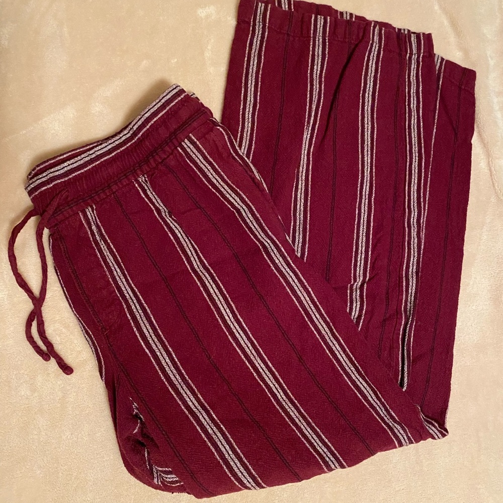Flowey wide leg striped Old Navy pants